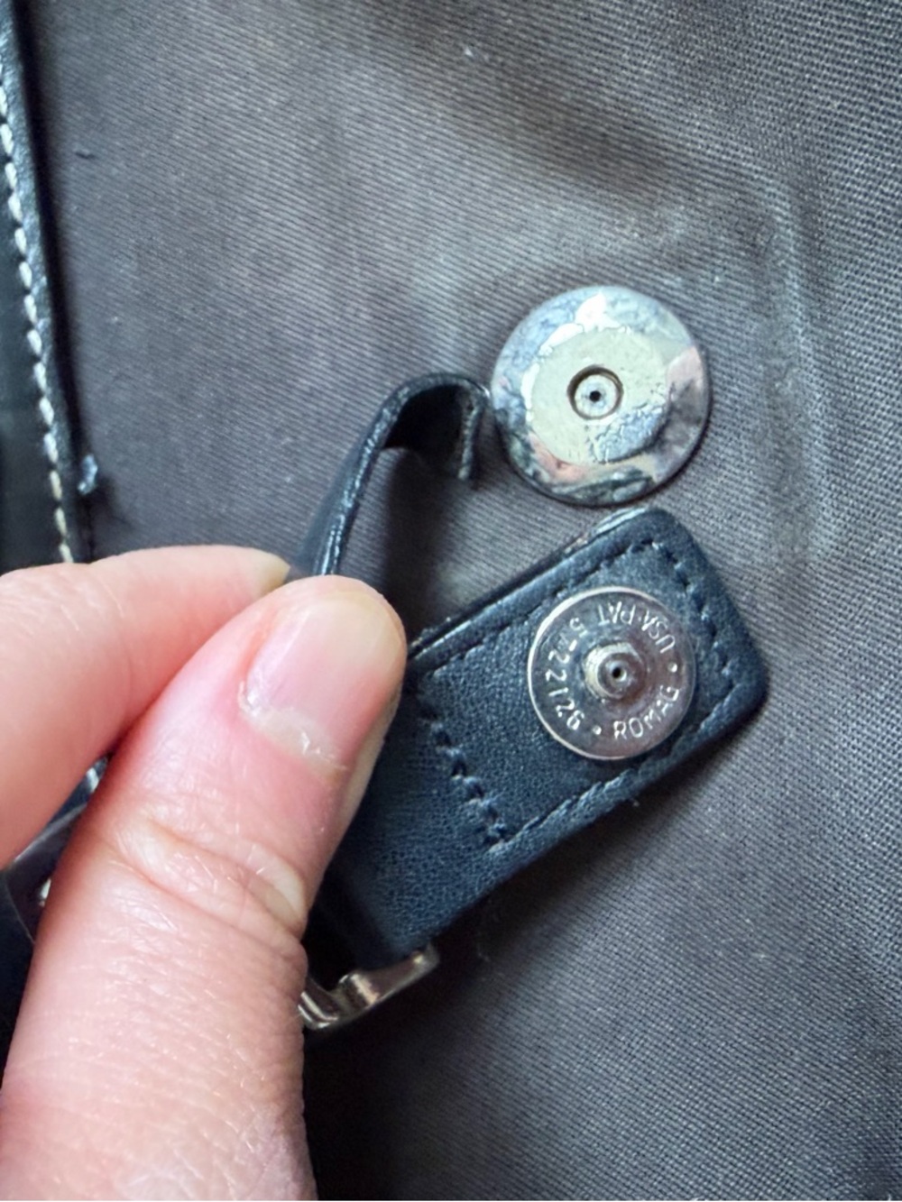 Vintage Coach Black Hamptons Canvas and Leather Backpack (Read Description) - Picture 10 of 16